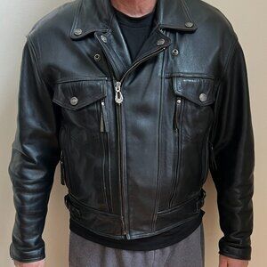 Men's Harley Davidson Leather Jacket - Size M